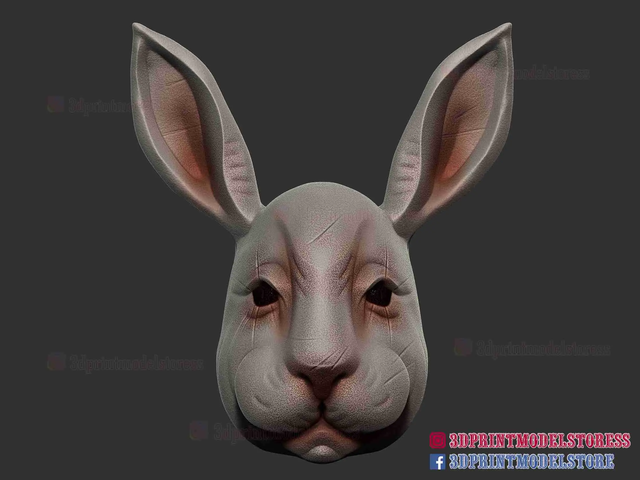 Casco Cosplay di Halloween - Maschera di coniglio