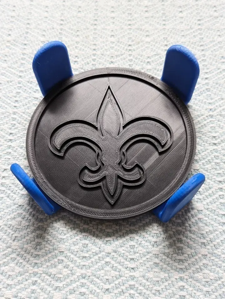 New Orleans Saints Coaster w/holder (holds 6)