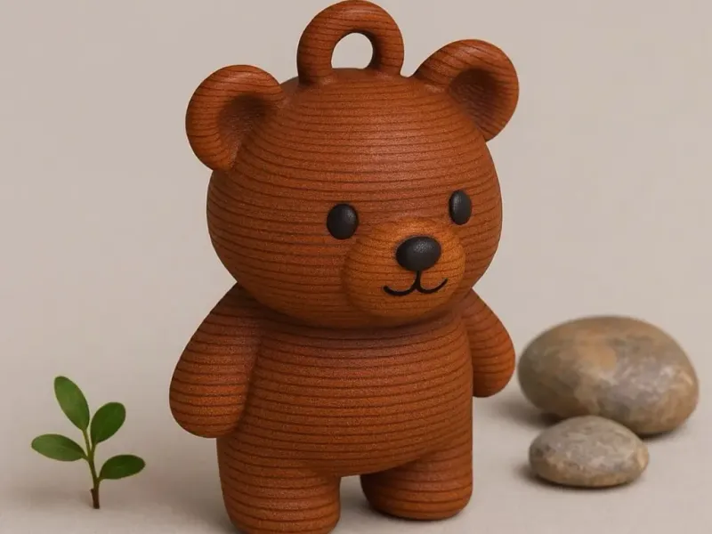 Cute Teddy Bear Keychain