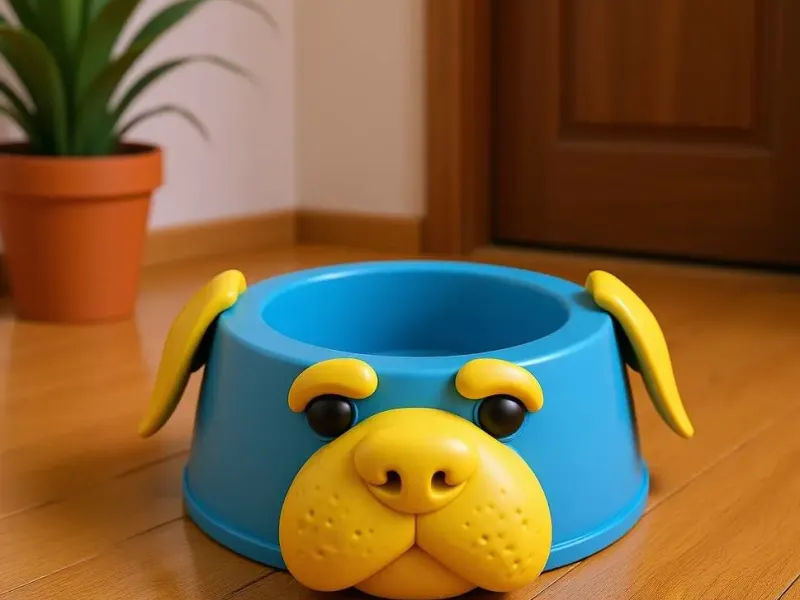 Dog Face Bowl 3MF Model Plato de comida para perro