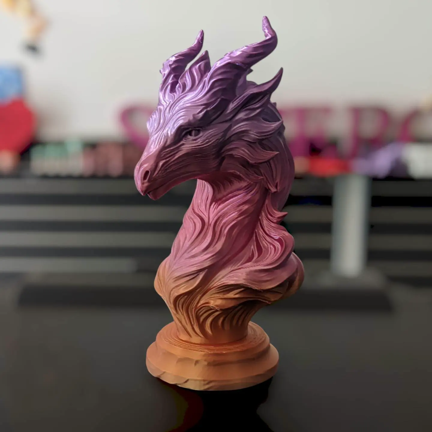 Aurora Dragon Bust