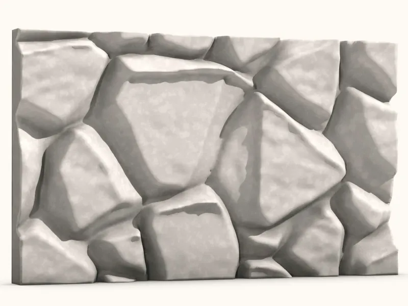 Freeform Stone Wall Asset