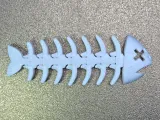 Flexi Fish Bone Keychain Keyring-4
