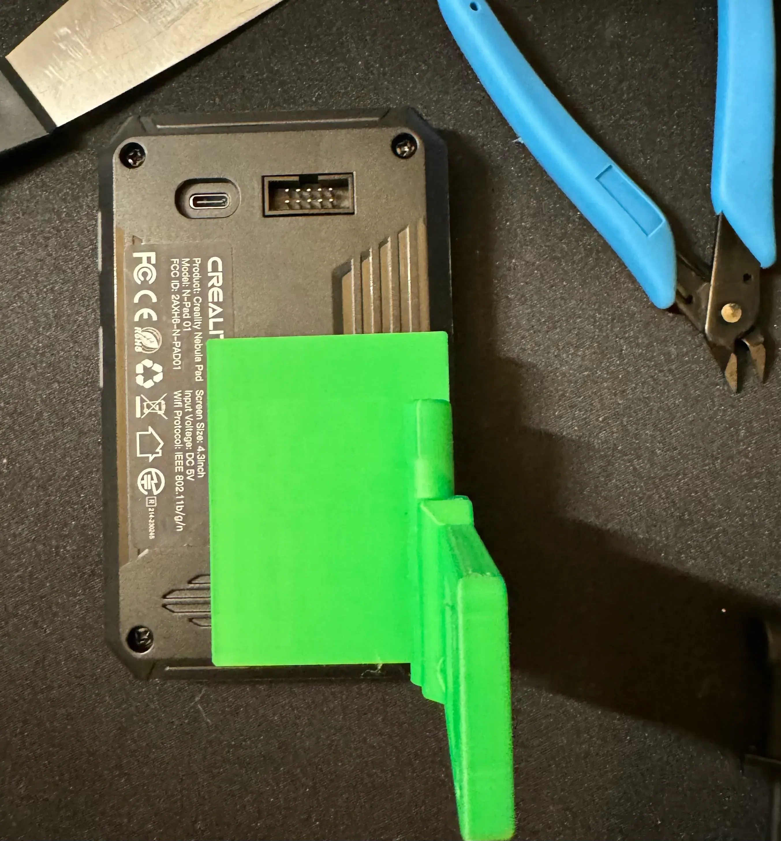 Ender-3 V3 KE/SE Rotating Screen Mount (Nebula Pad Holder)