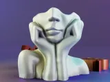 Face Vase Planter-5