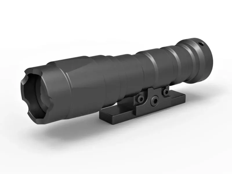 Flashlight for cosplay blaster