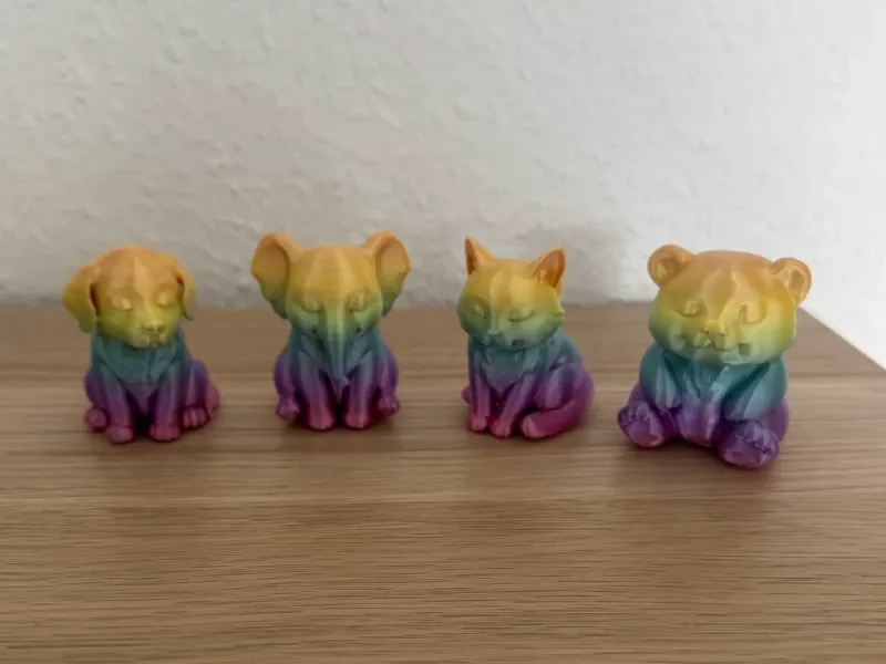 Süße Tierfiguren