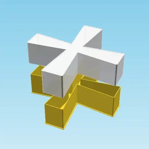 Croix non identifiée 0063, boîte emboîtable (v2)