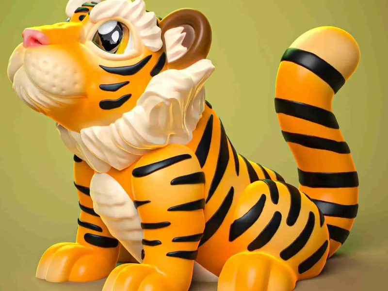 SIMPATICA TIGRE (STAMPARE SUL POSTO)