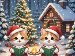 SINGING CATS.