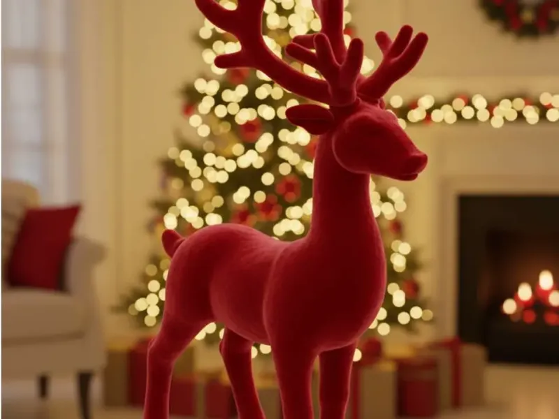 Beautiful christmas deer