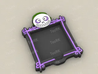 Post-It, Sticky Note Holder JACK SKELLINGTON BARREL