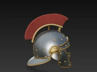 Roman legionary helmet