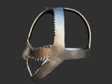 Stylized Sci Fi Skull Mask 3D Printable Helmet 3D print mode-1