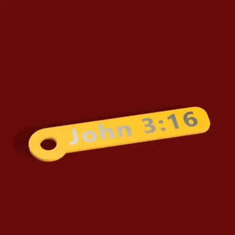 John 3:16 keyring