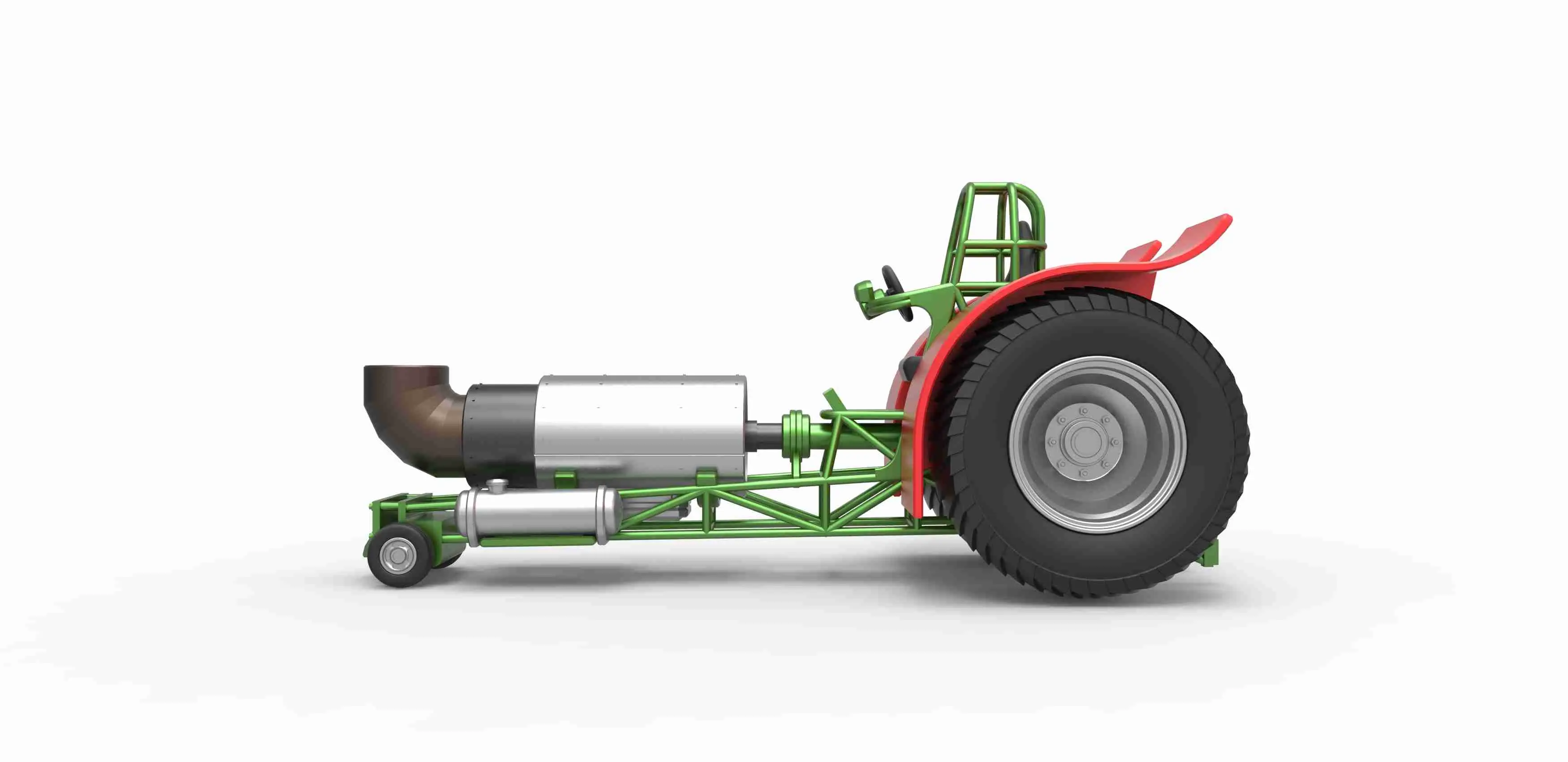 Pulling tractor with single jet engine Scale 1:25