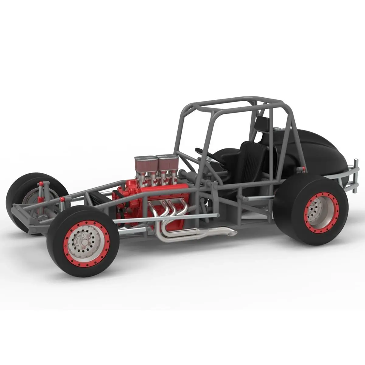 Vintage Pavement Silver Crown Car Base Scale 1:25