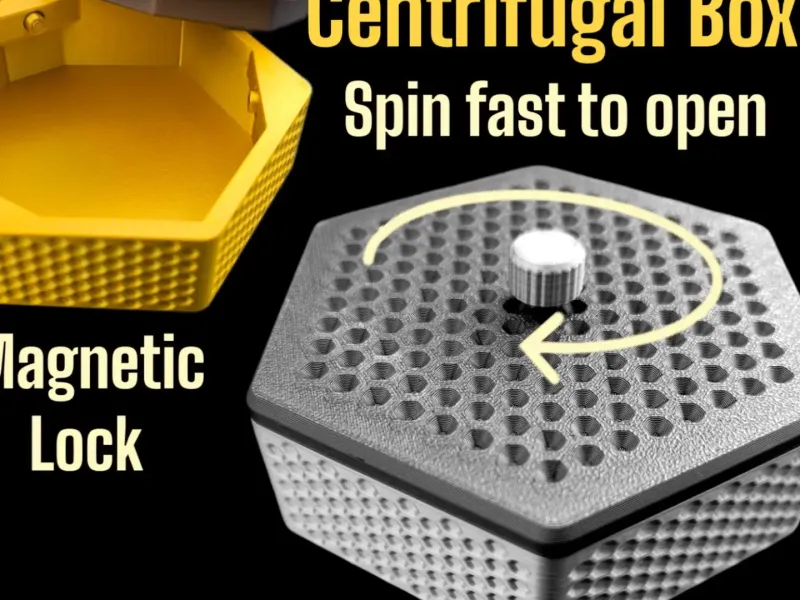 Centrifugal Trick Box - Magnetic Lock