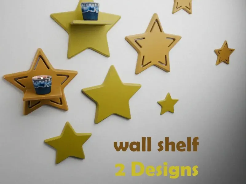 Star Wall Shelf Set ✨
