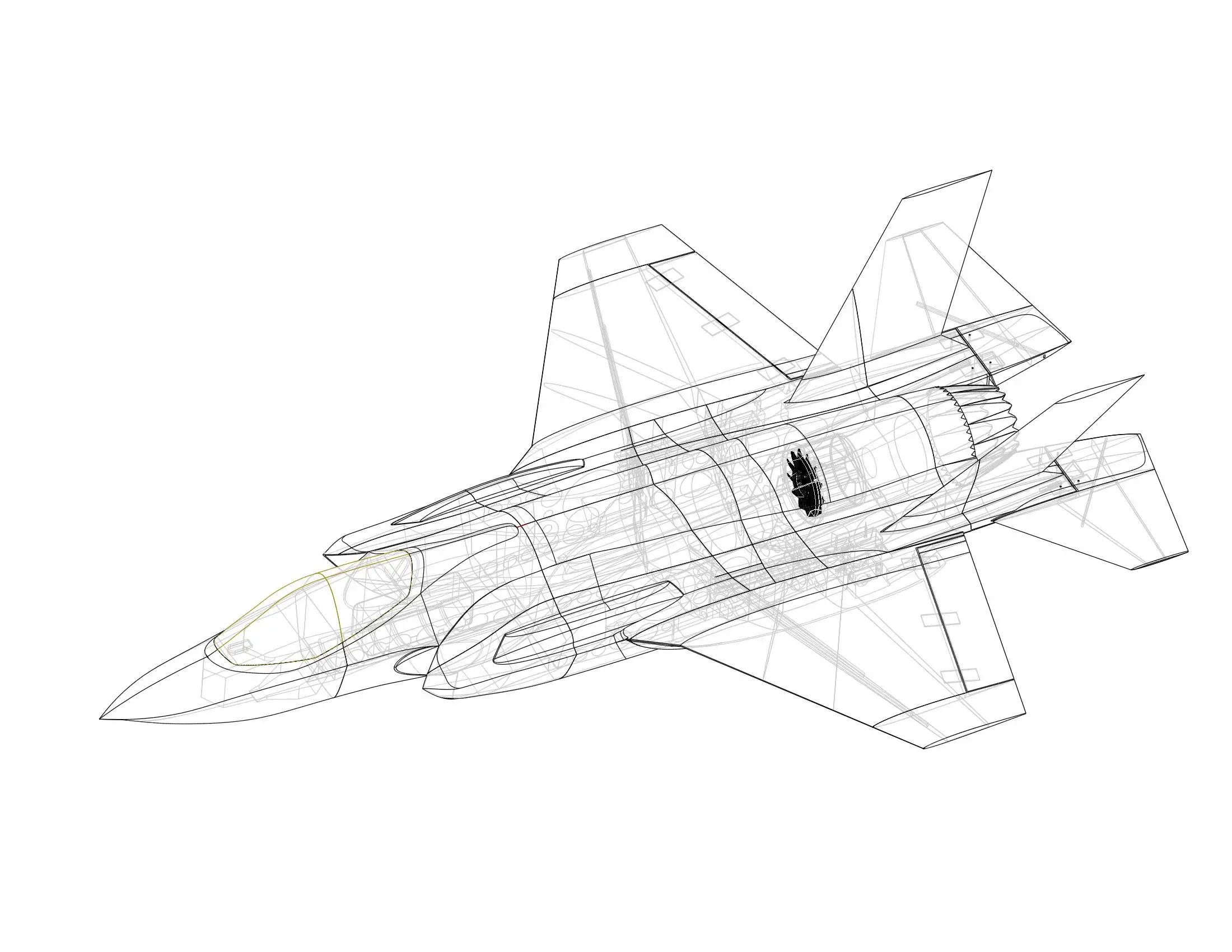 Lockeed Martin F-35A Lightning II 720mm EDF Flyable RC Jet