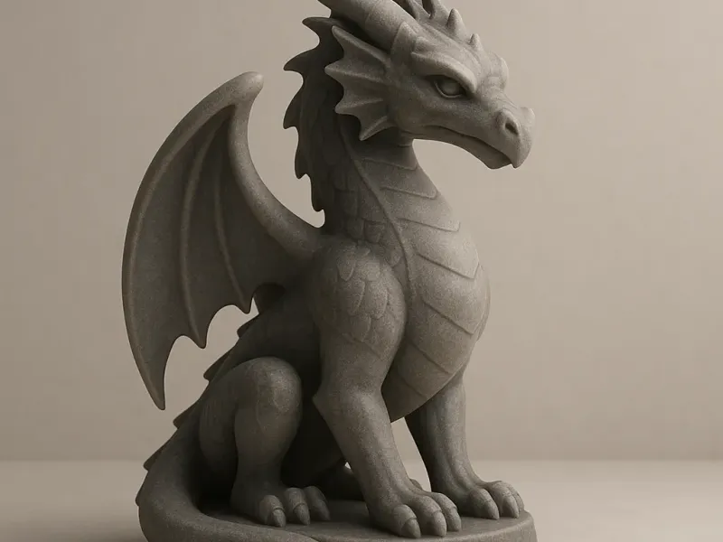 Dragon statue