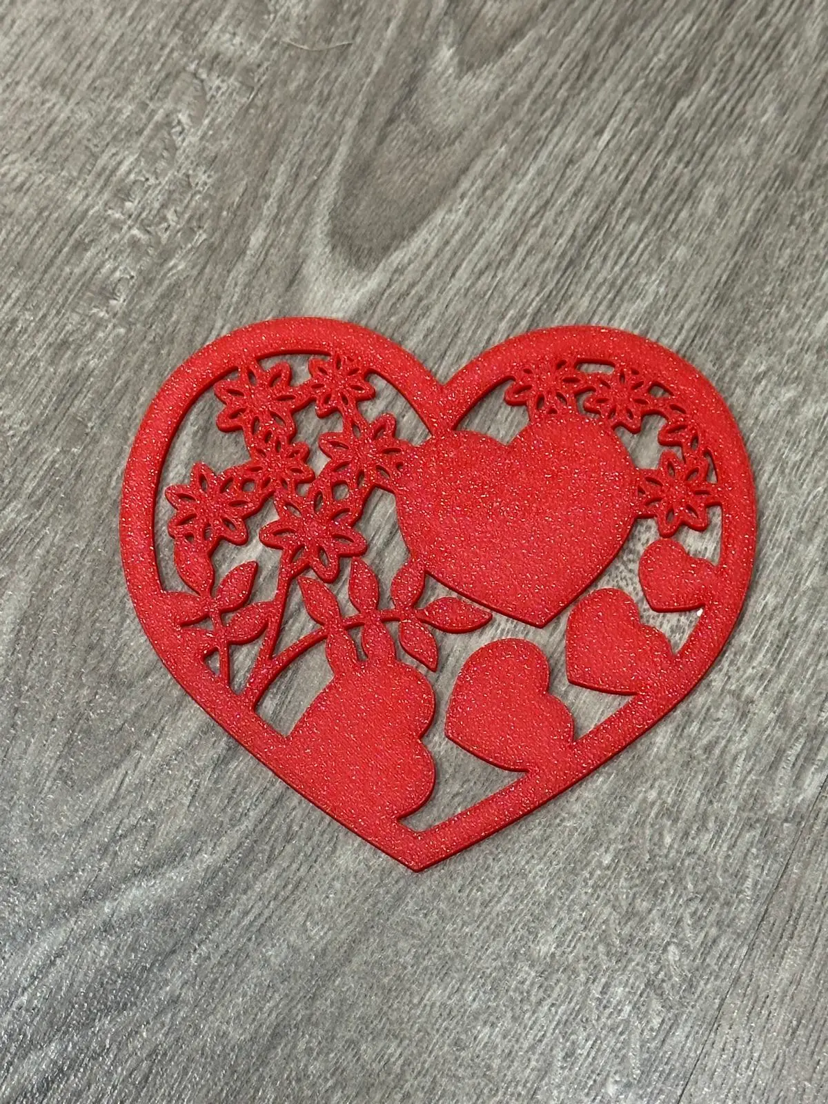 3D Printer Files | 3MF File | Valentine's Day Heart with hearts and ...