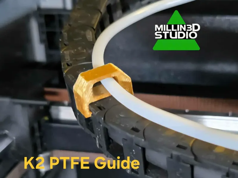 K2 Plus Pro PTFE tube guide for the Drag chain NO BINDING!!