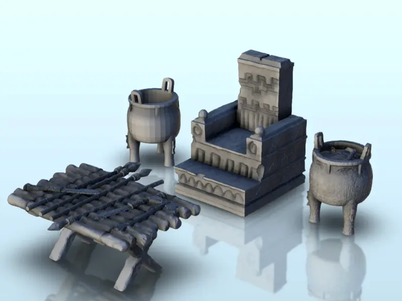 Königlicher Dschungel Zubehör Set (2) - Miniaturen Warhammer Terr