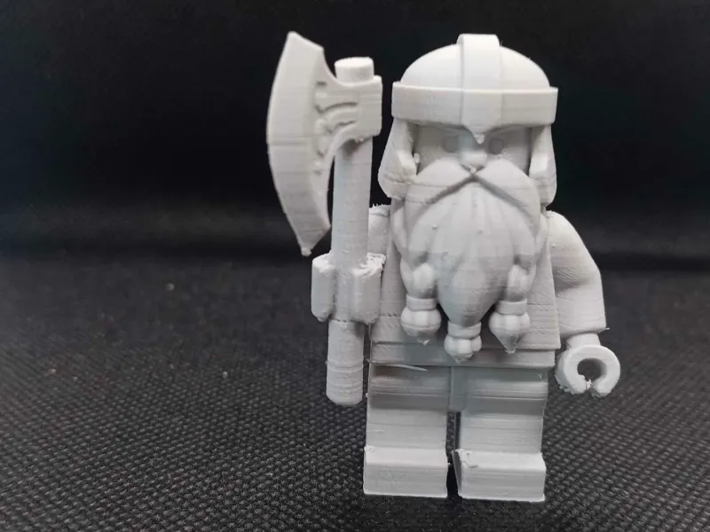 Gimli LotR Der Herr der Ringe Figur Fanart LEGOS