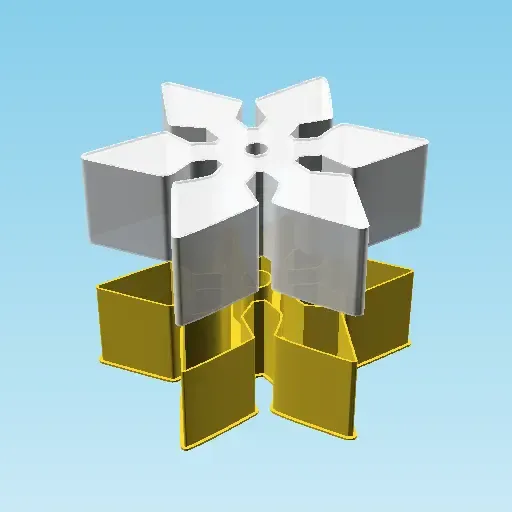 Shuriken 0034, nestable box (v2)