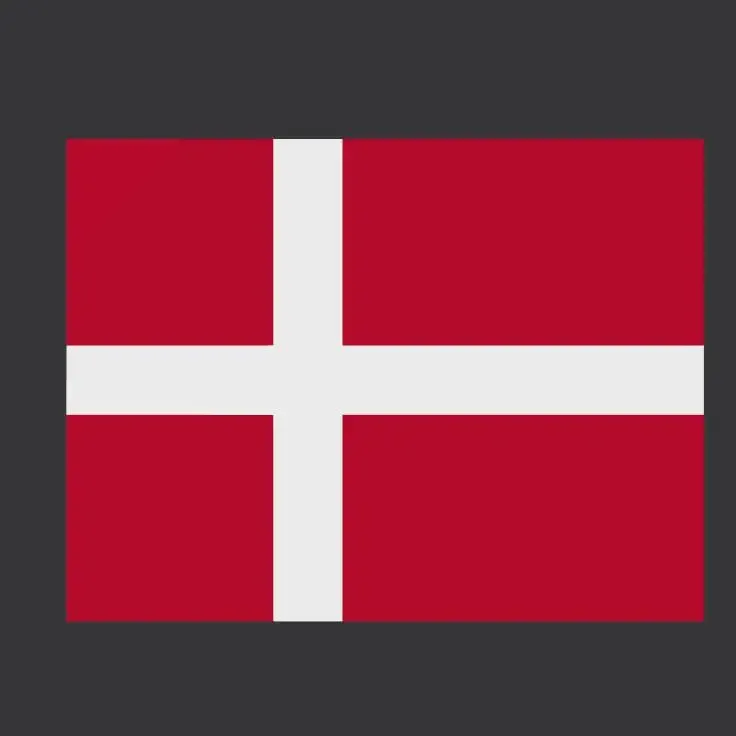 DK - Denmark decoration Flag
