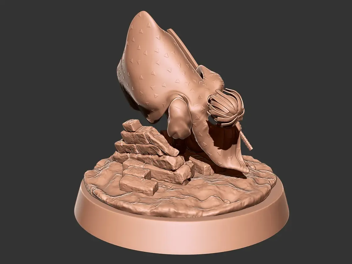 Demon Slayer Zenitsu 3D print model