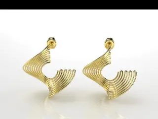 AC-EARRING-007A&B-EAR-POST & EAR-HOOK