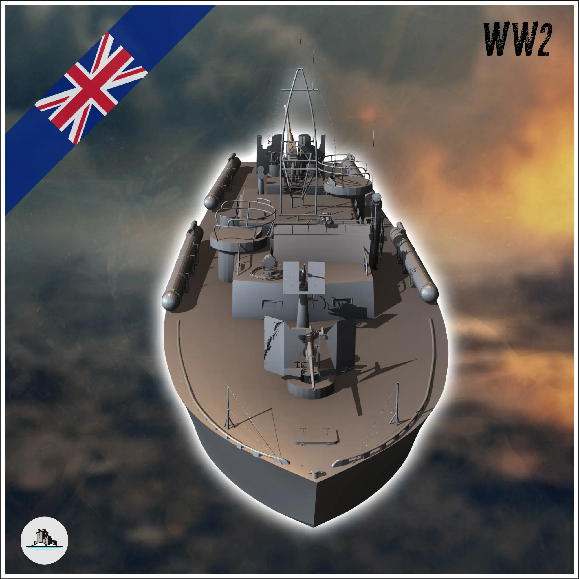 Britisches schnelles motor torpedoboot (2) - miniaturen warhammer t