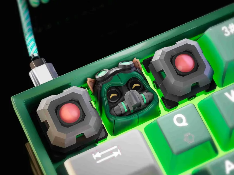 Teemo Omega Squad Keycaps - LOL - Mechanical Keyboard