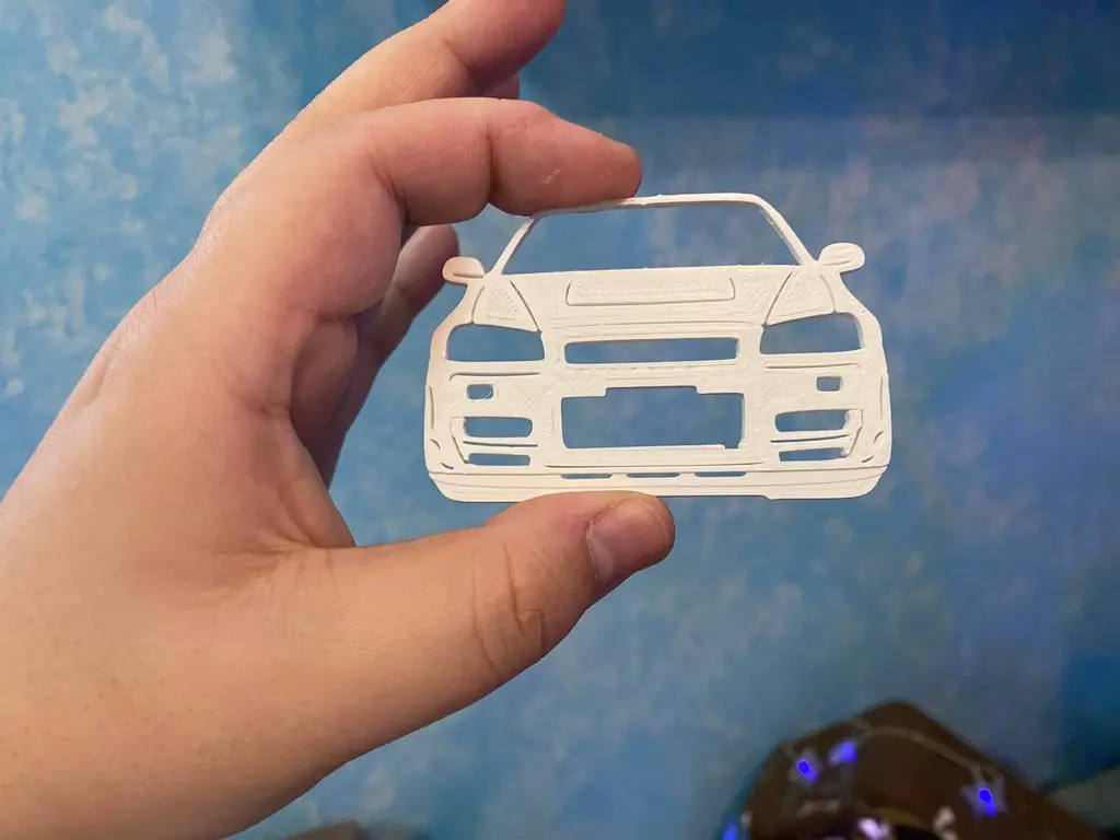 Nissan Skyline GT-R R34 Keychain