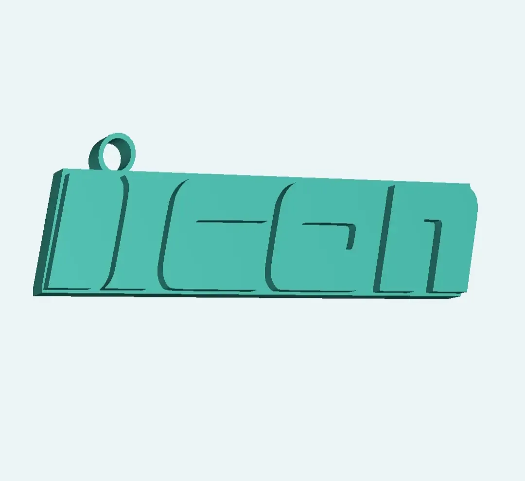Icon keychain logo