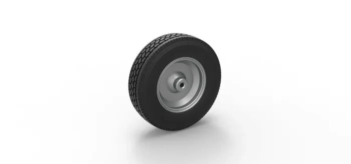Vehicles & Machinery STL Download - Front custom Slab wheel of semi ...
