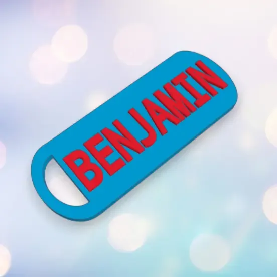 LLAVERO CON NOMBRE BENJAMIN  Key Ring