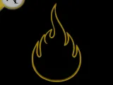 Simple Flame Symbol - 2D Art-0