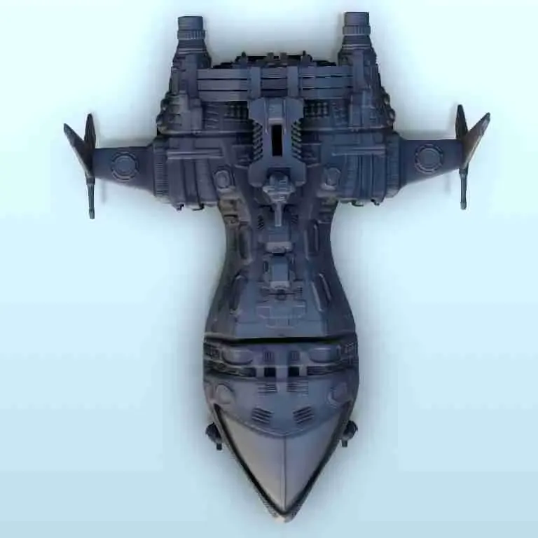 Nereidis spaceship 38 - sci-fi science fiction future 40k le