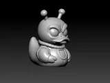 Rubber Duck - Alien Duck model - 3D print-3