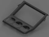 BMW Z3 Double DIN Retrofit - Upper Trim Piece-1