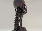 Queimador de incenso em forma de cone com caveira-8
