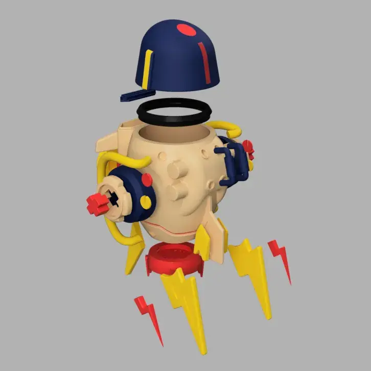 Capsule Astronaut - Kids Toothbrush Holder