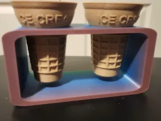 Ice Cream Cone Stand.
