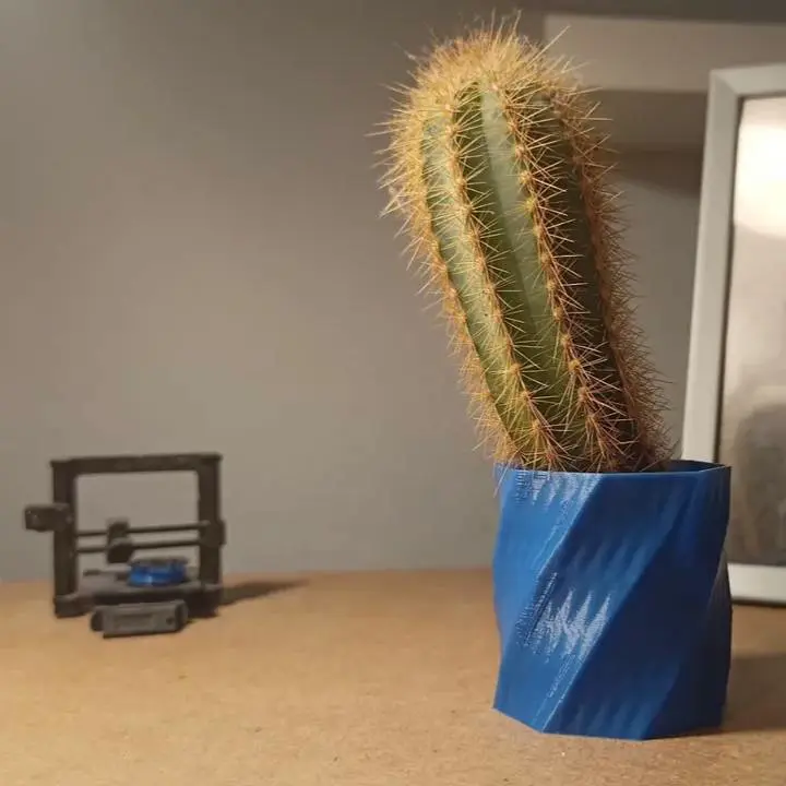 Minimalist Spiral Plant Pot