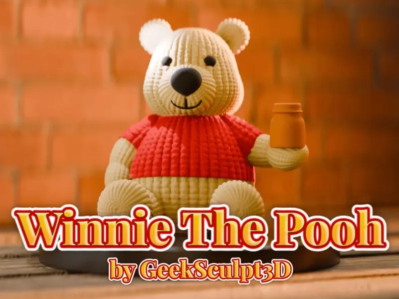 Winnie The Pooh Figurine with the Honey Jar