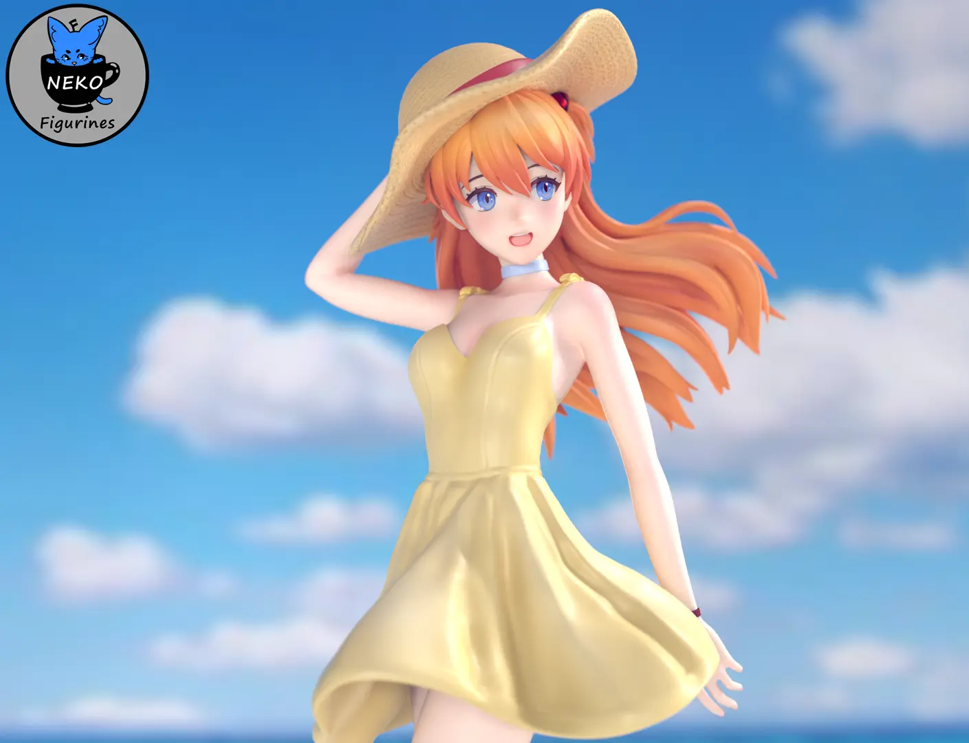 Asuka and Rei Summer Dress - Evangelion 3D Printing Model