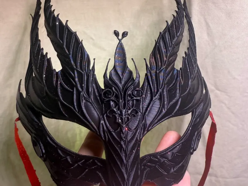 Bird mask for masquerade.